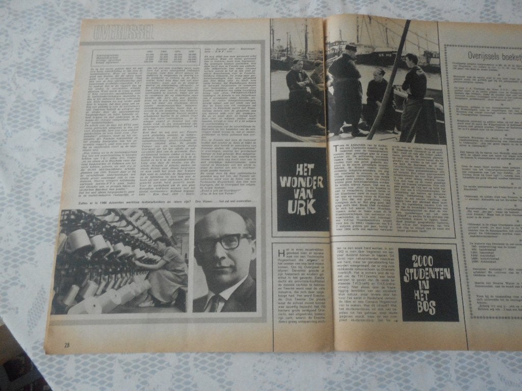 Urk. Het wonder. 1964., Ophalen of Verzenden, 1960 tot 1980, Nederland, Knipsel(s)