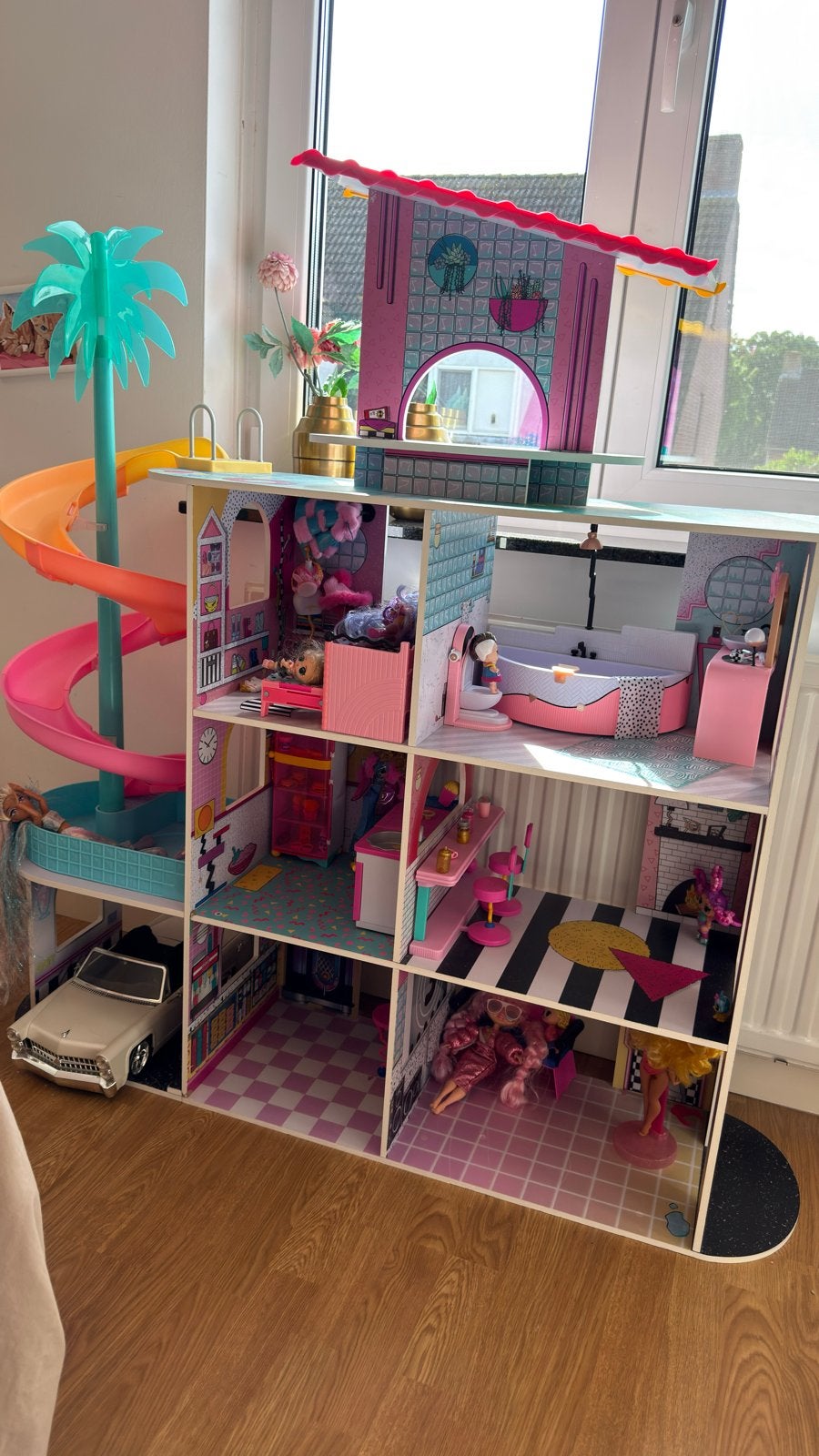 L.O.L. Lol Surprise poppenhuis met poppen en Bratz cabrio, Ophalen, Gebruikt, Overige typen
