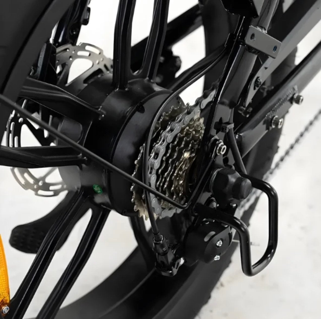 CrossBoss V8 Fatbike met Kinderzitje - Zo goed als nieuw, Zo goed als nieuw, 51 tot 55 cm, 50 km per accu of meer, Ophalen