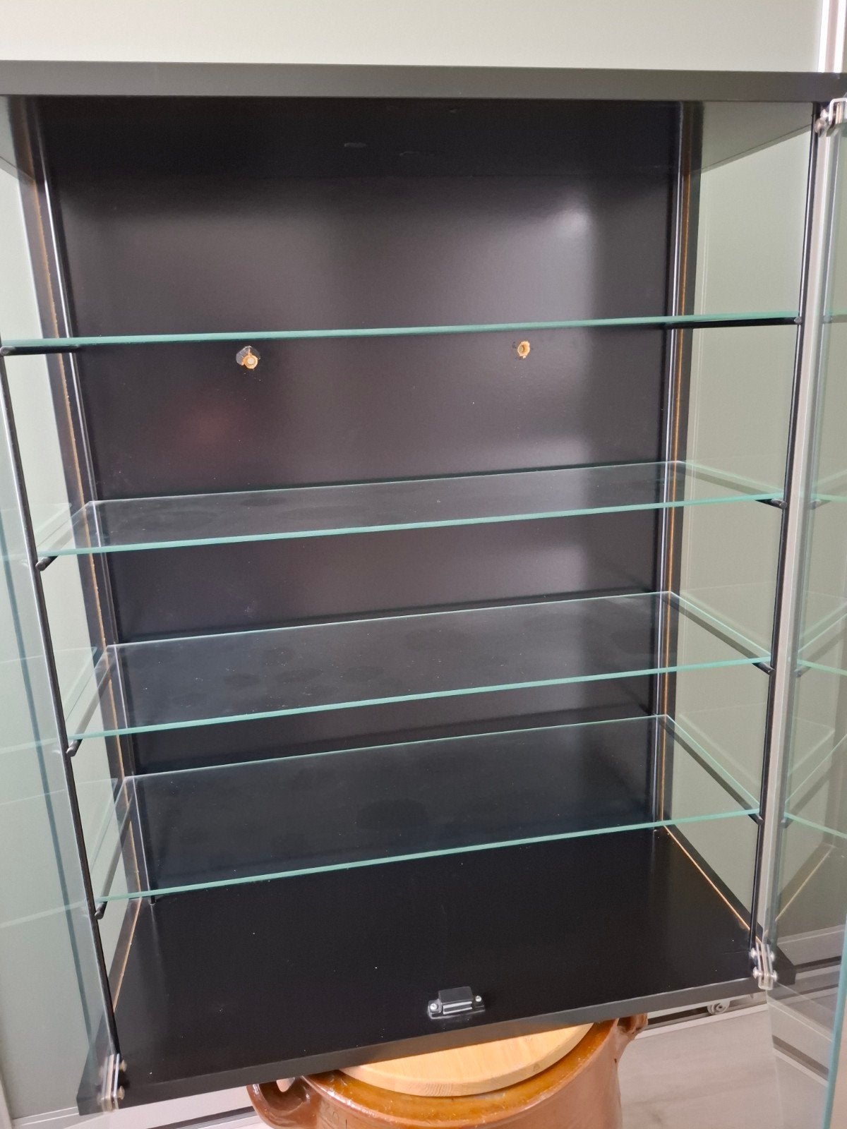 Vitrine kastje klein, Huis en Inrichting, Overige materialen, Zo goed als nieuw, Minder dan 25 cm, Minder dan 100 cm