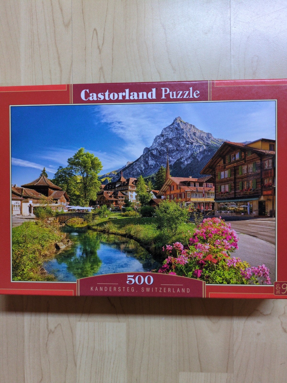 Castorland Legpuzzel 500 stukjes Kandersteg Zwitserland, Hobby en Vrije tijd, Ophalen, 500 t/m 1500 stukjes, Zo goed als nieuw