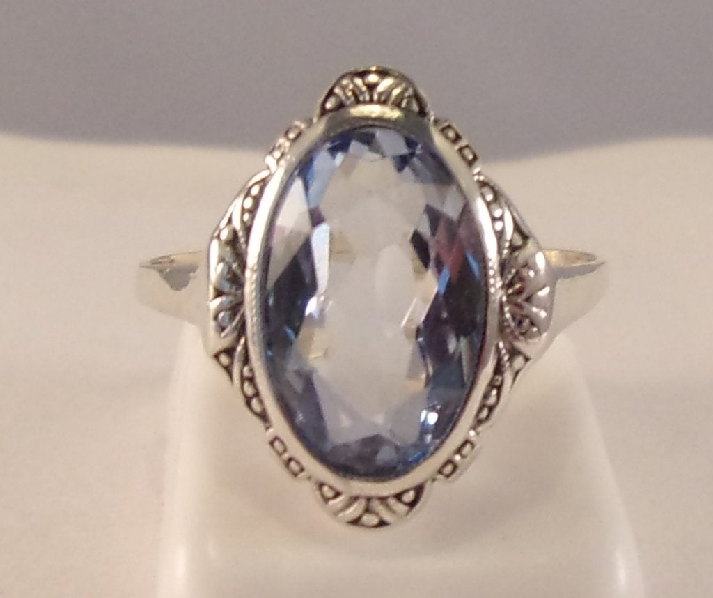 Antieke gouden Art Nouveau ring, 1910, Verzenden, Goud, Ring, Met edelsteen
