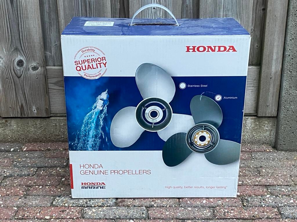 Originele Honda 4-blads 13.25x13 propeller schroef, Ophalen of Verzenden, Zo goed als nieuw