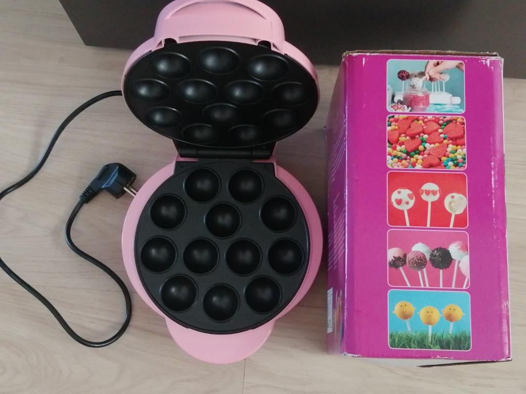 Roze Cake Pop Maker - Maak 12 heerlijke cake pops!, Ophalen of Verzenden, Zo goed als nieuw