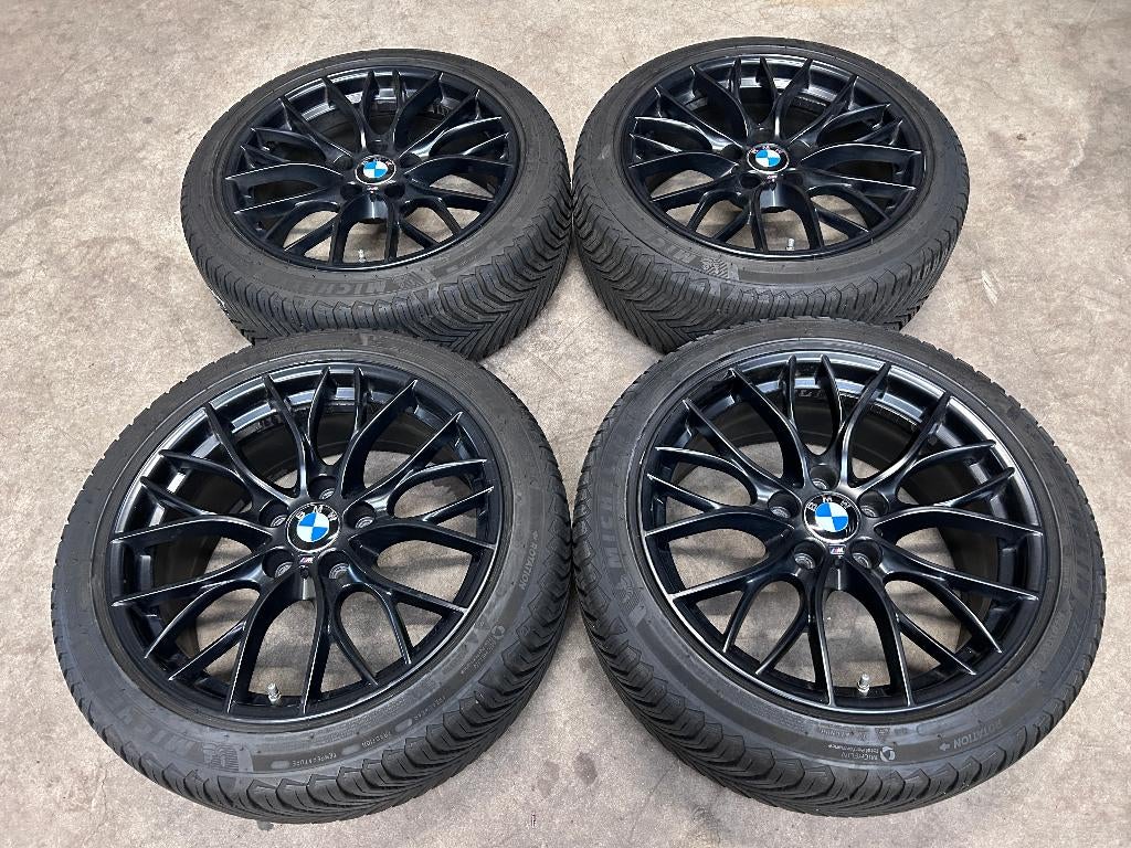 18 inch originele velgen + vierseizoenenbanden BMW 3 4 serie, Auto-onderdelen, Banden en Velgen, 18 inch, Gebruikt, Banden en Velgen