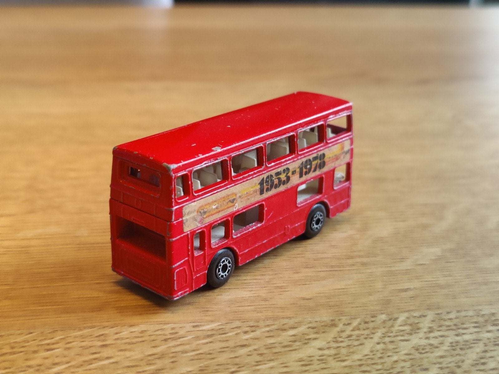 Matchbox Dubbeldekker Bus Londoner ROOD, Ophalen of Verzenden, Zo goed als nieuw, Bus of Vrachtwagen