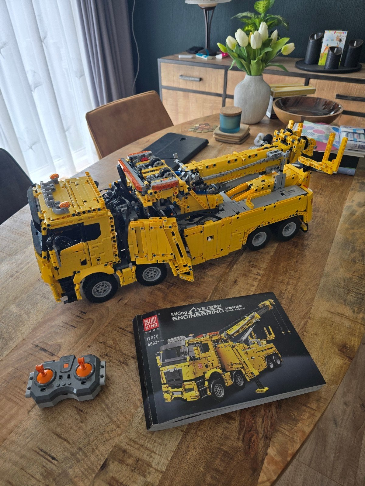 Mould King 17028 Takelwagen - Lego Technic Compatibel, Kinderen en Baby's, Speelgoed | Bouwstenen, Zo goed als nieuw, Overige merken