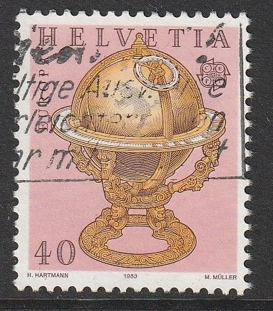 Zwitserland 1983 1249 Europa 40c, Gest, Ophalen of Verzenden, Gestempeld