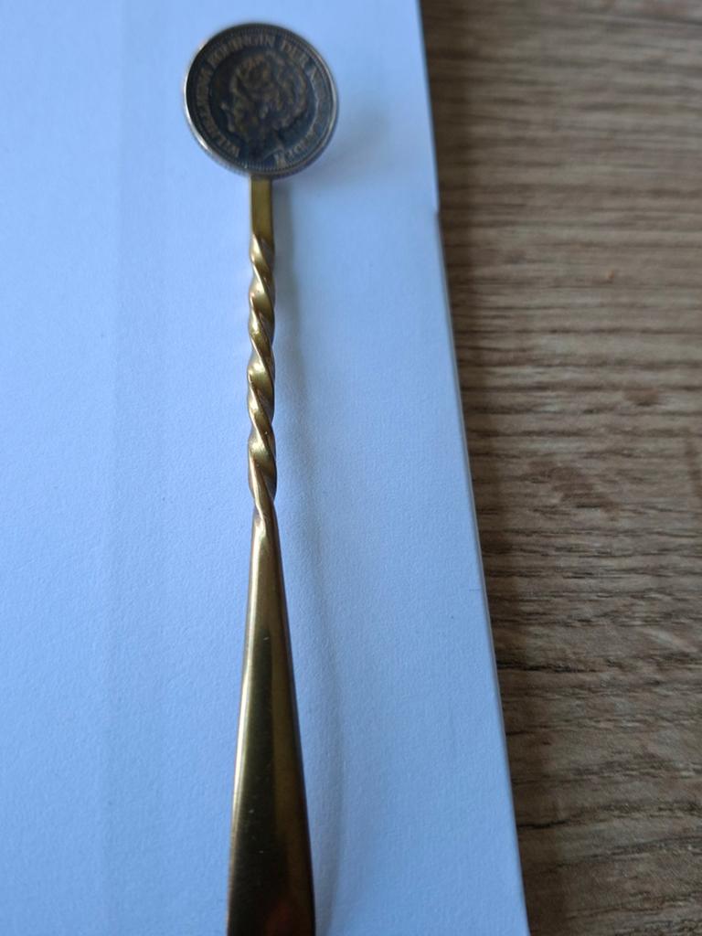 Souvenir theelepel, Verzamelen, Koninklijk Huis en Royalty, Ophalen of Verzenden, Gebruikt