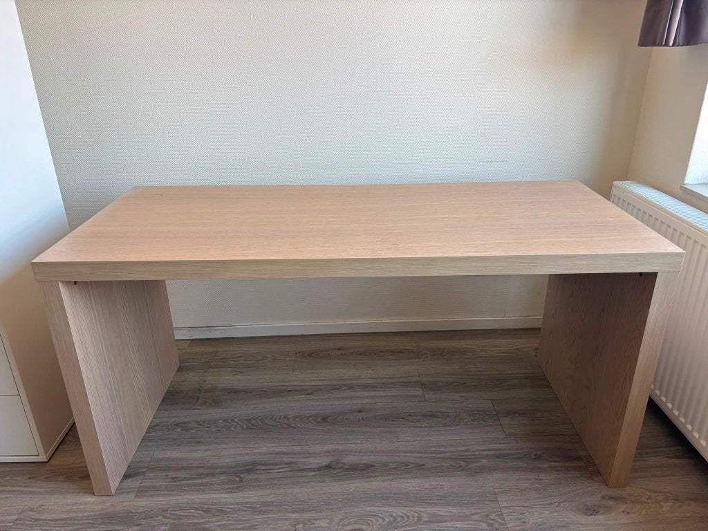 IKEA MALM desk, Ophalen, Hout, Bruin, Zo goed als nieuw