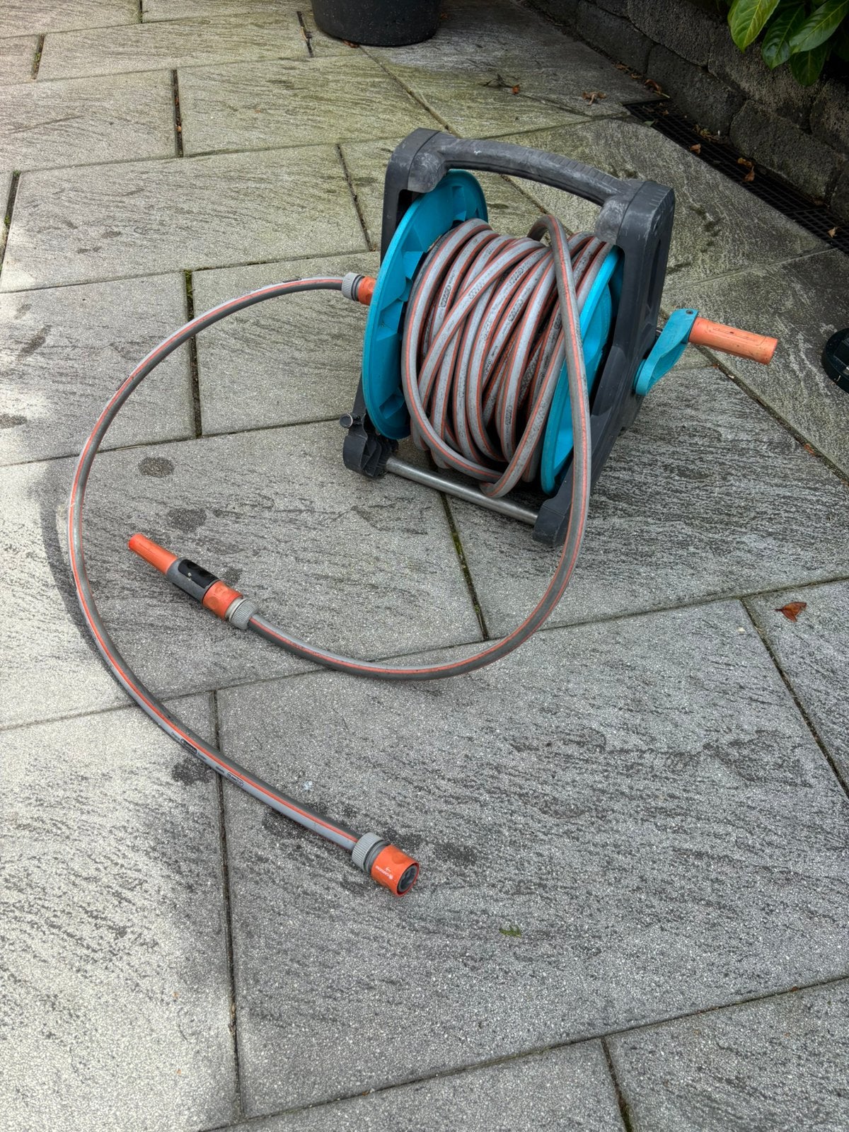 Gardena tuinslanghaspel, Tuin en Terras, Ophalen, Zo goed als nieuw, Tuinslang