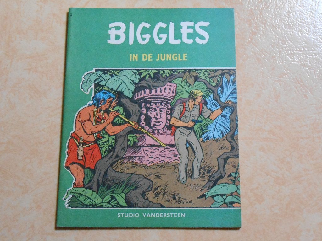 Biggles 2 in de jungle 1965 1 ste druk., Boeken, Stripboeken, Willy Vandersteen, Eén stripboek, Ophalen of Verzenden, Zo goed als nieuw