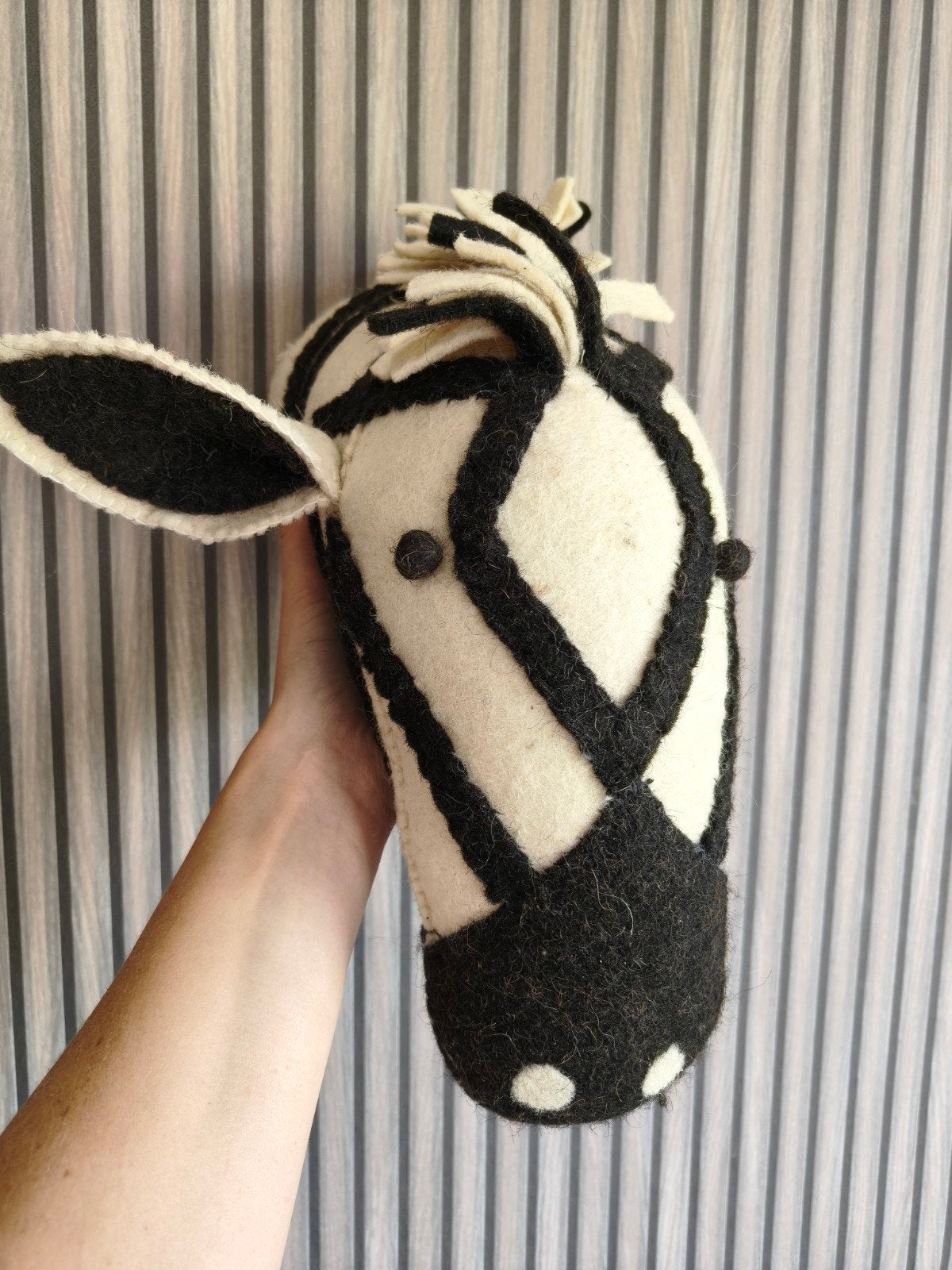 Dierenkop Zebra, Ophalen, Wanddecoratie