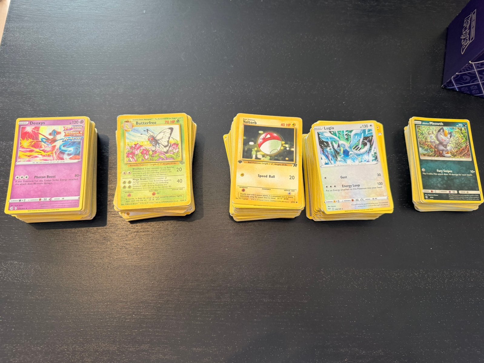 ca. 450 stuks BULK pokemonkaarten jaar 1995 - 2020 diverse, Ophalen of Verzenden, Gebruikt