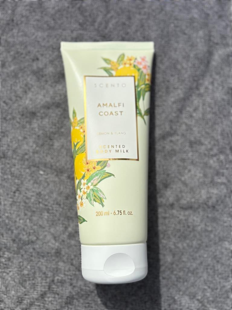 Scento Amalfi Coast Scented Body Milk - Citroen & Ylang, Ophalen, Nieuw, Bodylotion, Crème of Olie