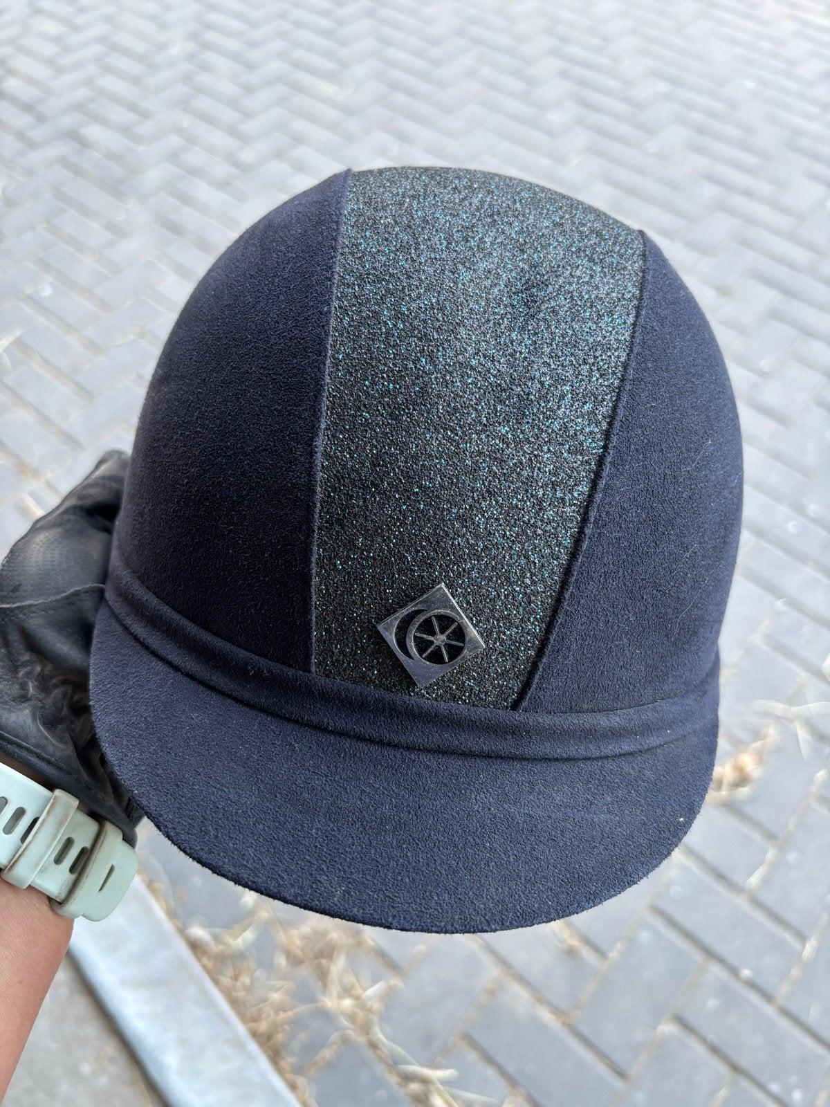 Mooie Charles Owen cap maat 56 navy, Dieren en Toebehoren, Ophalen of Verzenden, Gebruikt, Dressuur