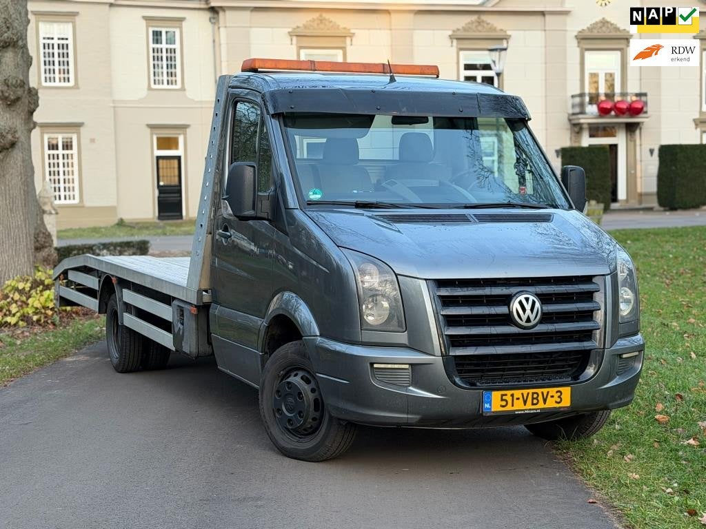 Volkswagen Crafter 50 2.5 TDI L3 Oprijwagen | Autoambulance, Auto's, Achterwielaandrijving, Gebruikt, Volkswagen, 163 pk