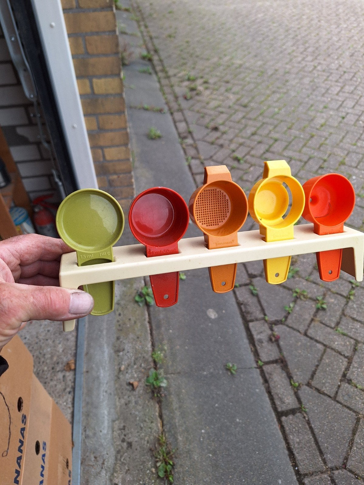 tupperware maat schepjes, Ophalen of Verzenden, Gebruikt, Overige typen