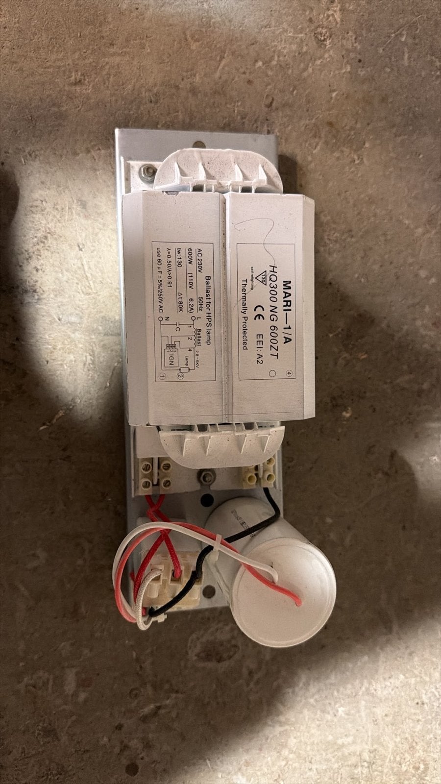 Mari Ballast 600W voor HPS lampen, Ophalen of Verzenden, Nieuw, Overige merken, Overige typen