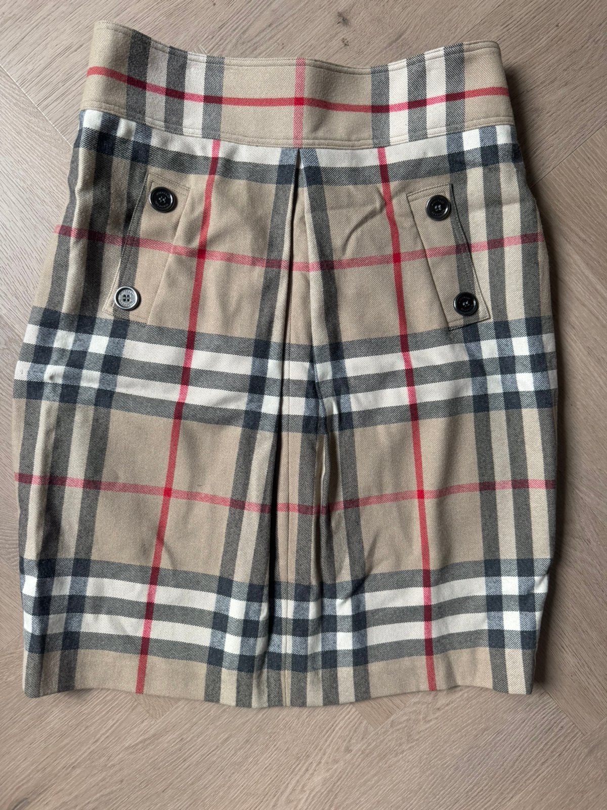 Originele Burberry rok wol, Zwart, Ophalen of Verzenden, Zo goed als nieuw, Maat 36 (S)