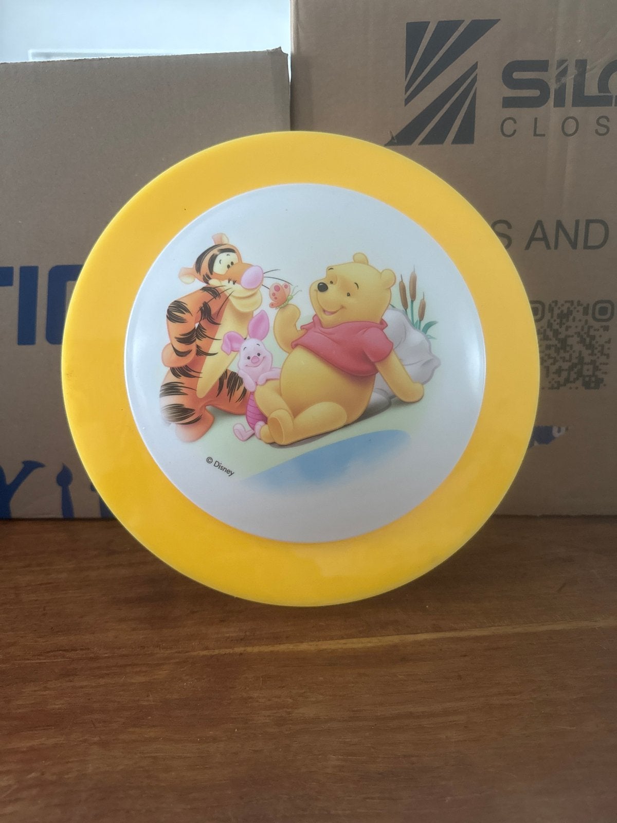 Plafonnière Winnie de Poeh en Tijgetje - Kinderkamerlamp, Huis en Inrichting, Kunststof, Gebruikt, Ophalen of Verzenden, Plafondlamp
