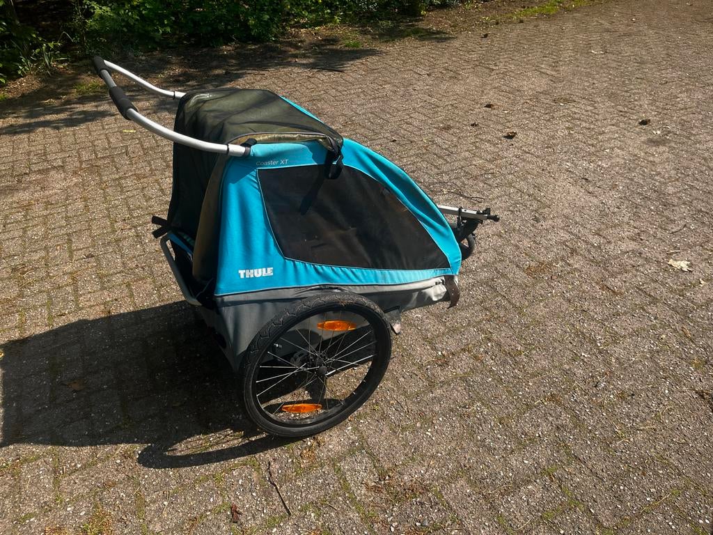 Thule Coaster XT Kinderkar/Fietskar incl bevestigingshaak, Fietsen en Brommers, Fietsaccessoires | Aanhangers en Karren, Zo goed als nieuw