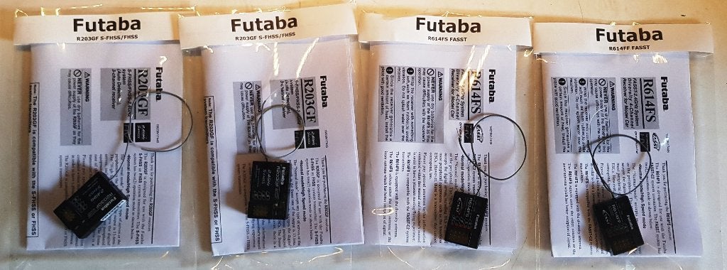 Futaba R203GF S-FHSS/FHSS, R614FS/FF 2.4GHz Ontvangers, Hobby en Vrije tijd, Verzenden, Nieuw