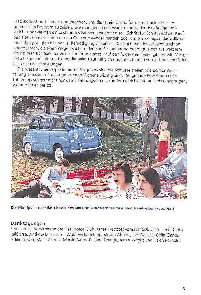 Fiat 500 & 600, Verzenden