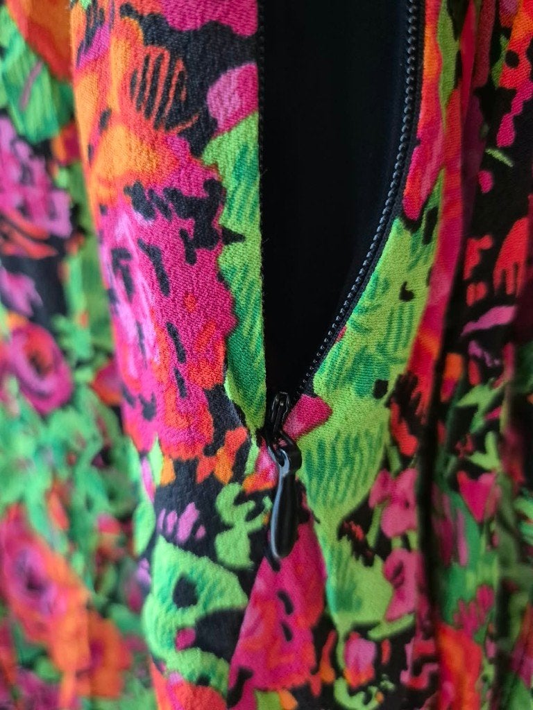 Zara Jurk met bloemen | Kort | Maat S / 36, Meerkleurig, Zara, Ophalen of Verzenden, Zo goed als nieuw