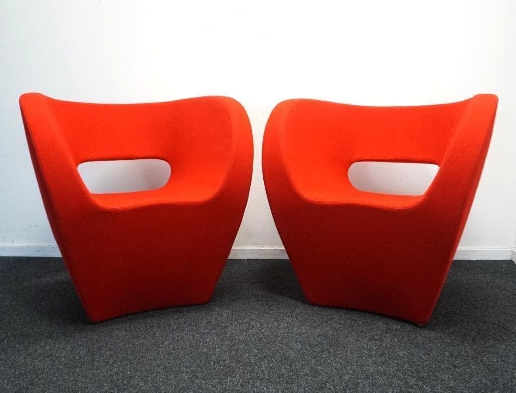 Moroso Little Albert Design Fauteuils | Rood | Design
