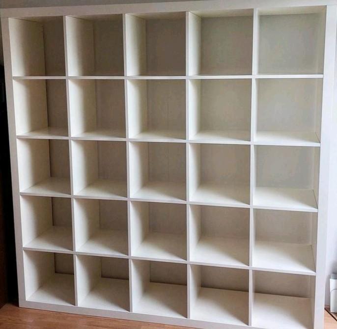Ikea kast 25 vakken (Kallax) en deuren en drona bakken, Ophalen