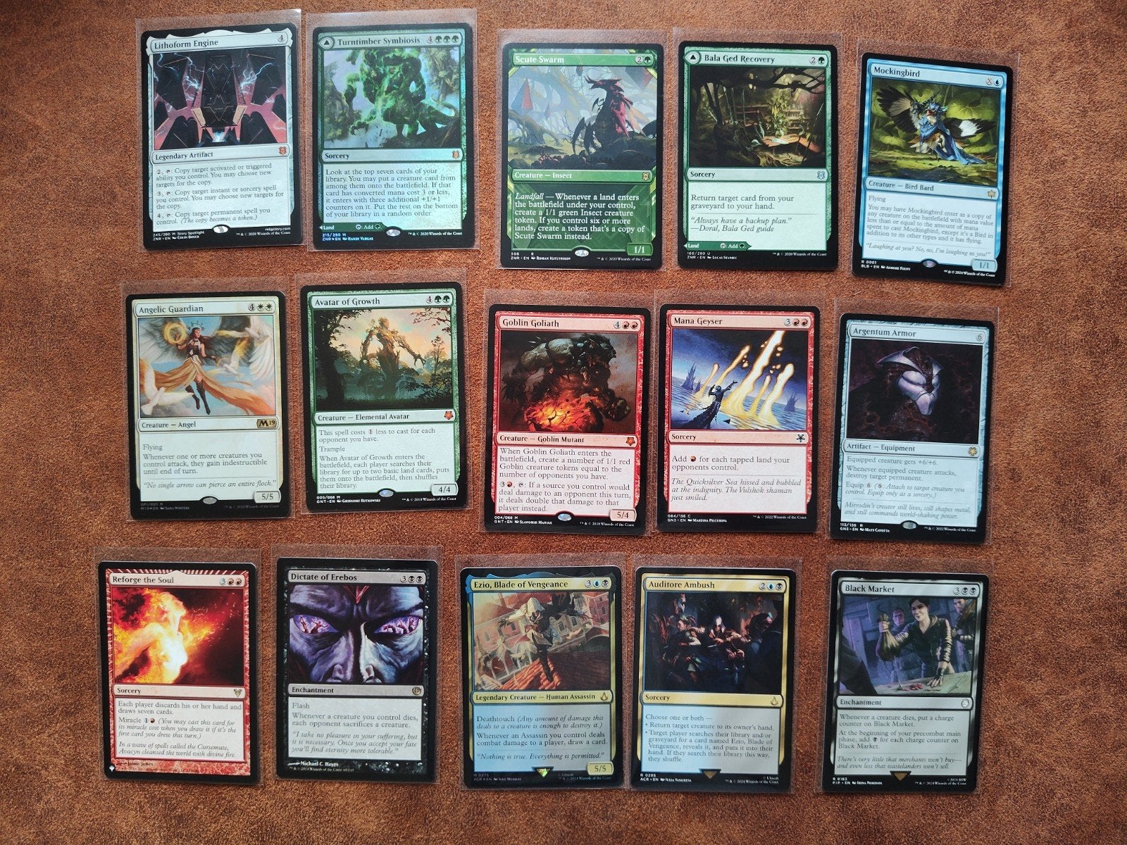Lithoform Engine, Mockingbird, Bala Ged Recovery etc nieuw, Ophalen of Verzenden, Nieuw, Losse kaart, Foil