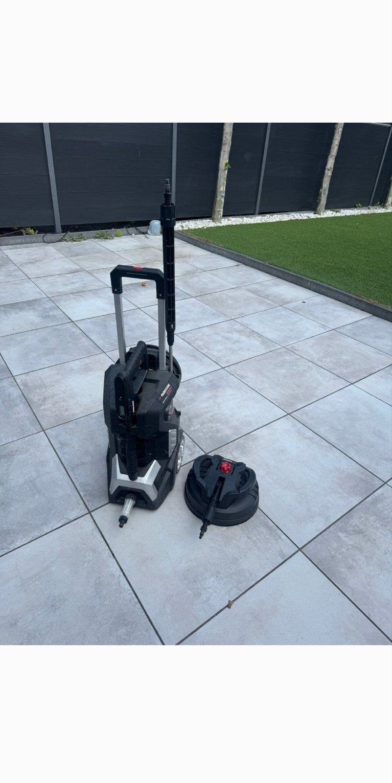 Parkside Performance hogedrukreiniger met terrasreiniger, Tuin en Terras, Ophalen, Zo goed als nieuw, Elektrisch, Met regelbare waterdruk