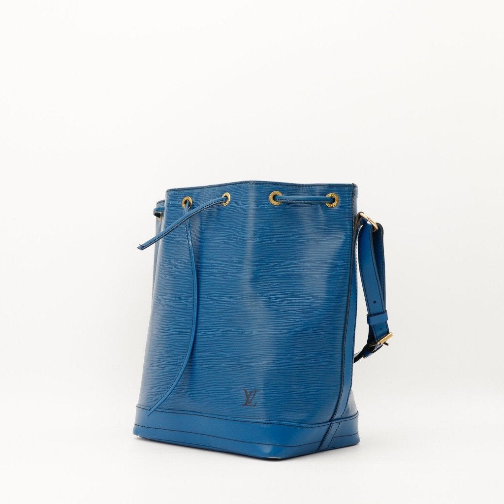 Louis Vuitton Noé in blauw Epi handtas, Verzenden, Gebruikt, Blauw, Handtas