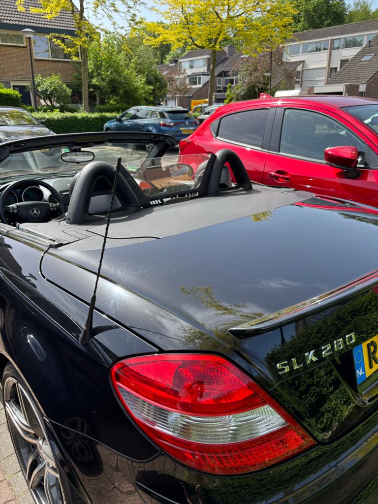 Mercedes-Benz SLK 3.0 Slk280 Roadster AUT 2007 Zwart, Achterwielaandrijving, Cabriolet, Zwart, Geïmporteerd