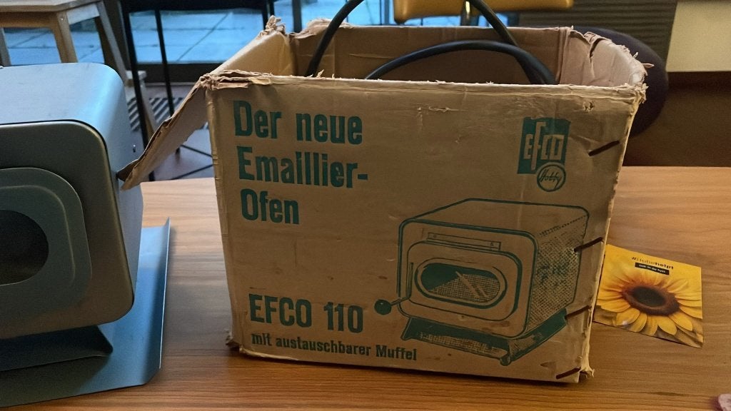 EFCO 110 Emailleeroven - Vintage Hobby Oven, Gebruikt, Overige thema's, Elektrisch, Overige merken