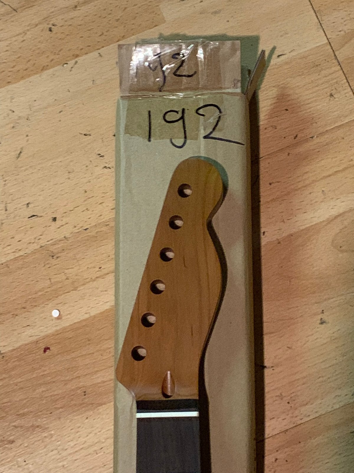 Telecaster hals “ Dark roast rw toets nitro satin” no 192”, Verzenden, Geen, Geen, Jpsg