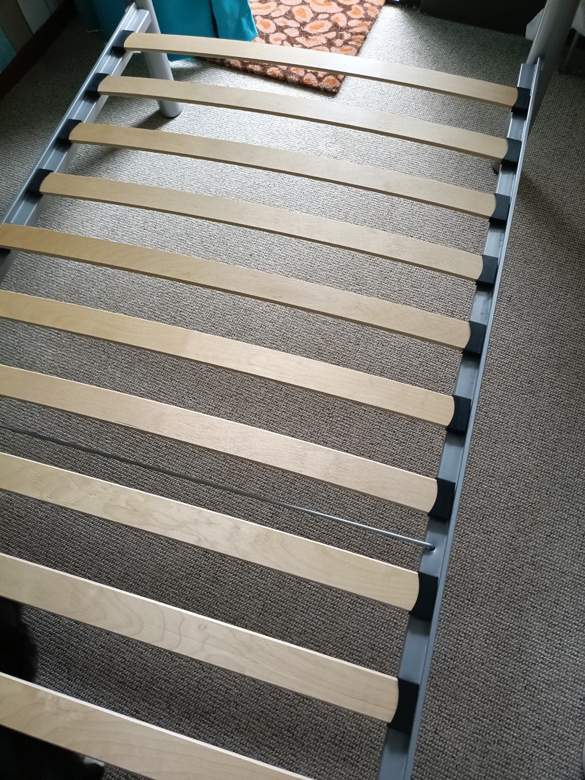 Zo goed als nieuw eenpersoonsbed met matras (200x90 cm), Huis en Inrichting, Ophalen, 90 cm, Eenpersoons, Zo goed als nieuw
