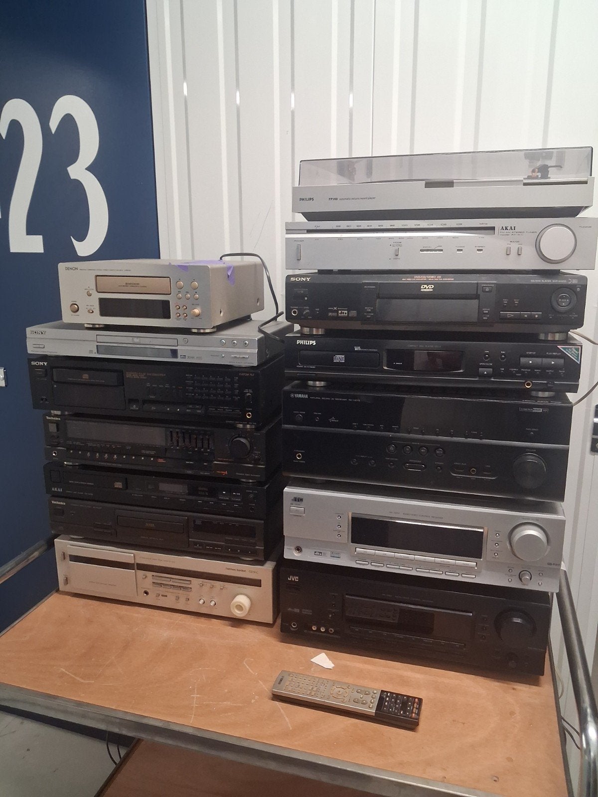 Partij audio apparatuur: defect en werkend, Overige merken, Niet werkend, Tuner of Radio, Losse componenten