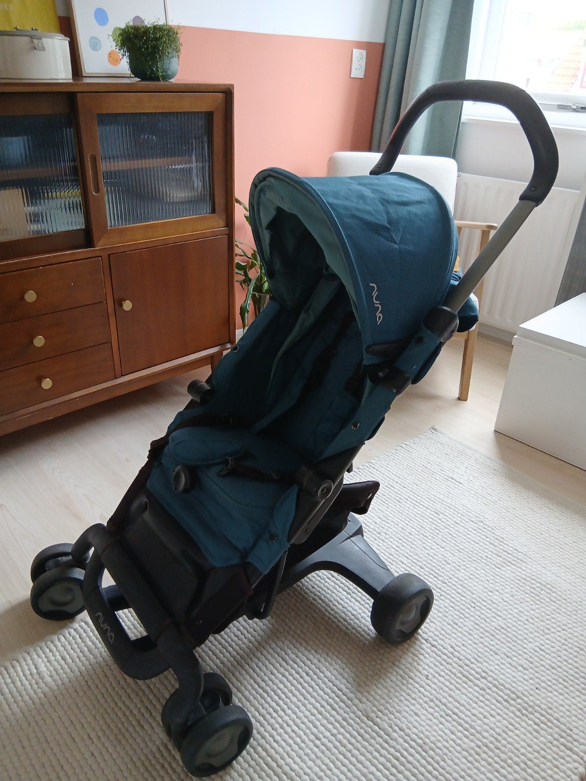 Nuna Pepp buggy incl voetzak en bekerhouder, Kinderen en Baby's, Buggy's, Ophalen, Gebruikt, Overige merken, Verstelbare rugleuning