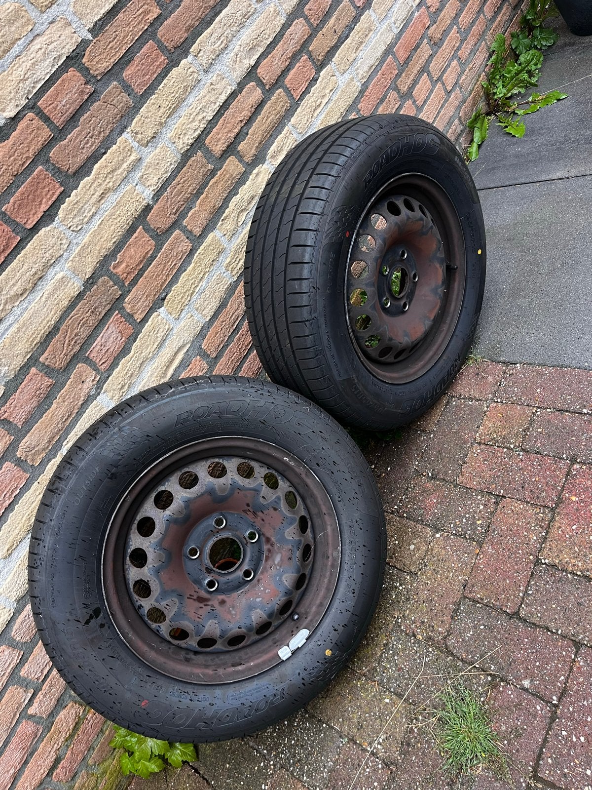 2 Nieuwe Roadhog 195/65R15 banden op velg, Auto-onderdelen, Banden en Velgen, Ophalen, 15 inch, Banden en Velgen, Nieuw