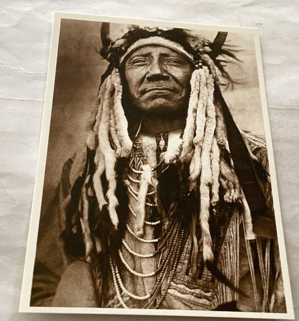 Indiaan op de fotokaart uit 1999, Ophalen of Verzenden