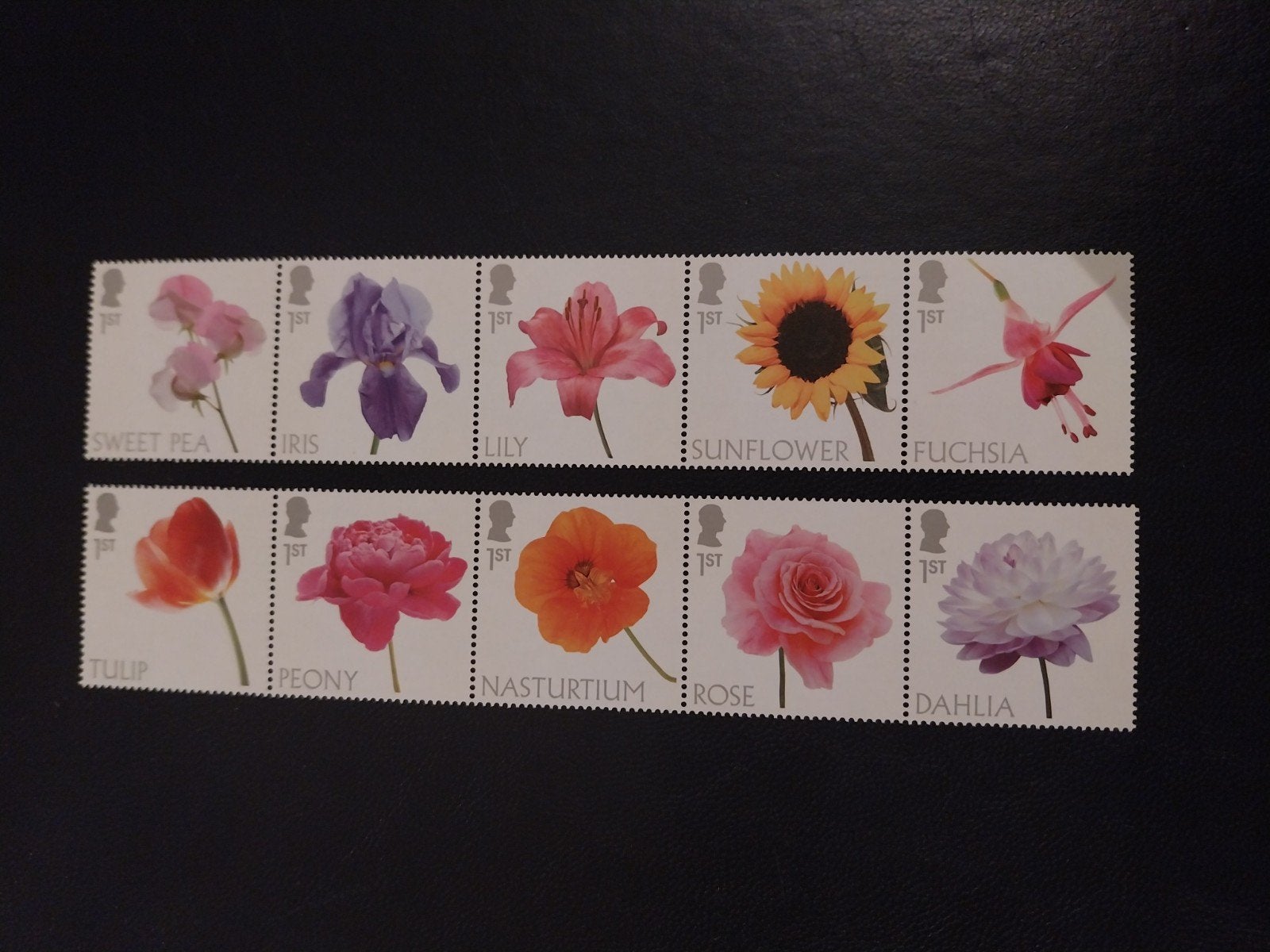 Engeland serie bloemen 2023 postfris onder postprijs, Ophalen of Verzenden, Dier of Natuur