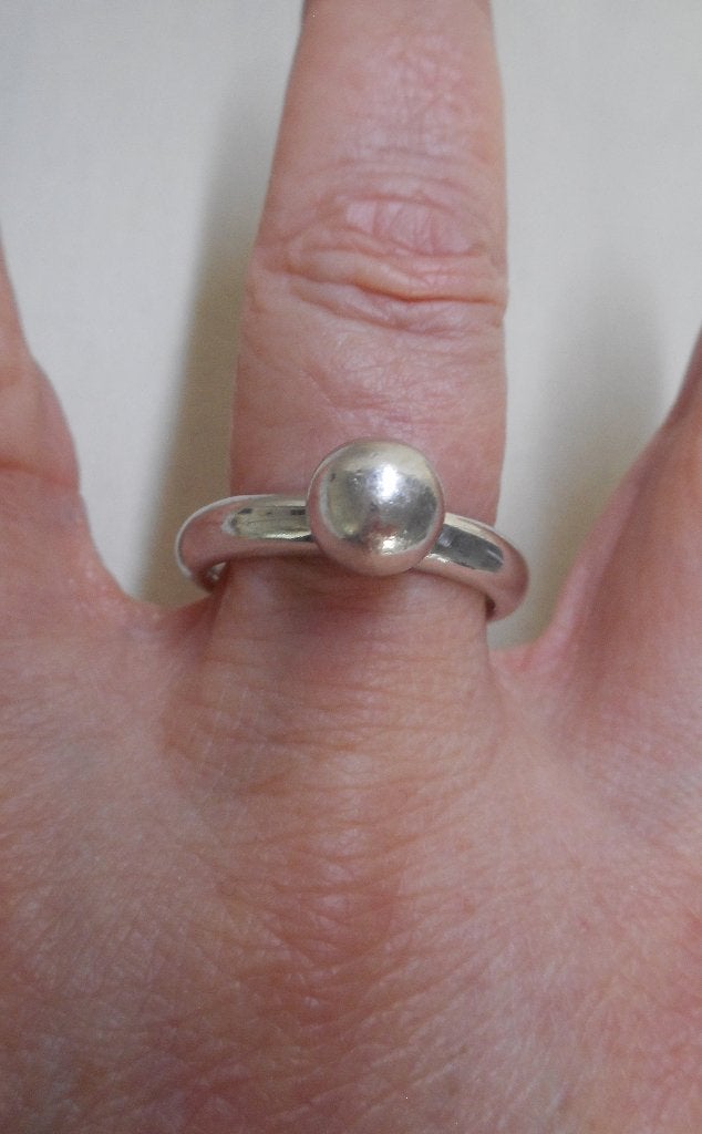 Zilveren Ti Sento ring maat 19.5 nr.2128, Verzenden, 19 tot 20, Zo goed als nieuw, Dame