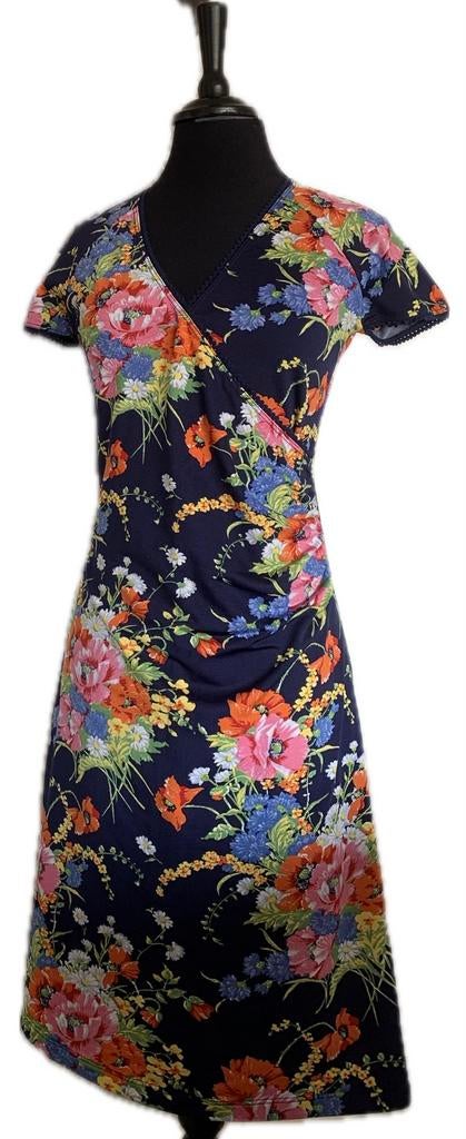 King Louie jerseyjurk met kleurrijke bloemenprint, Overige kleuren, Nieuw, Ophalen of Verzenden, Knielengte