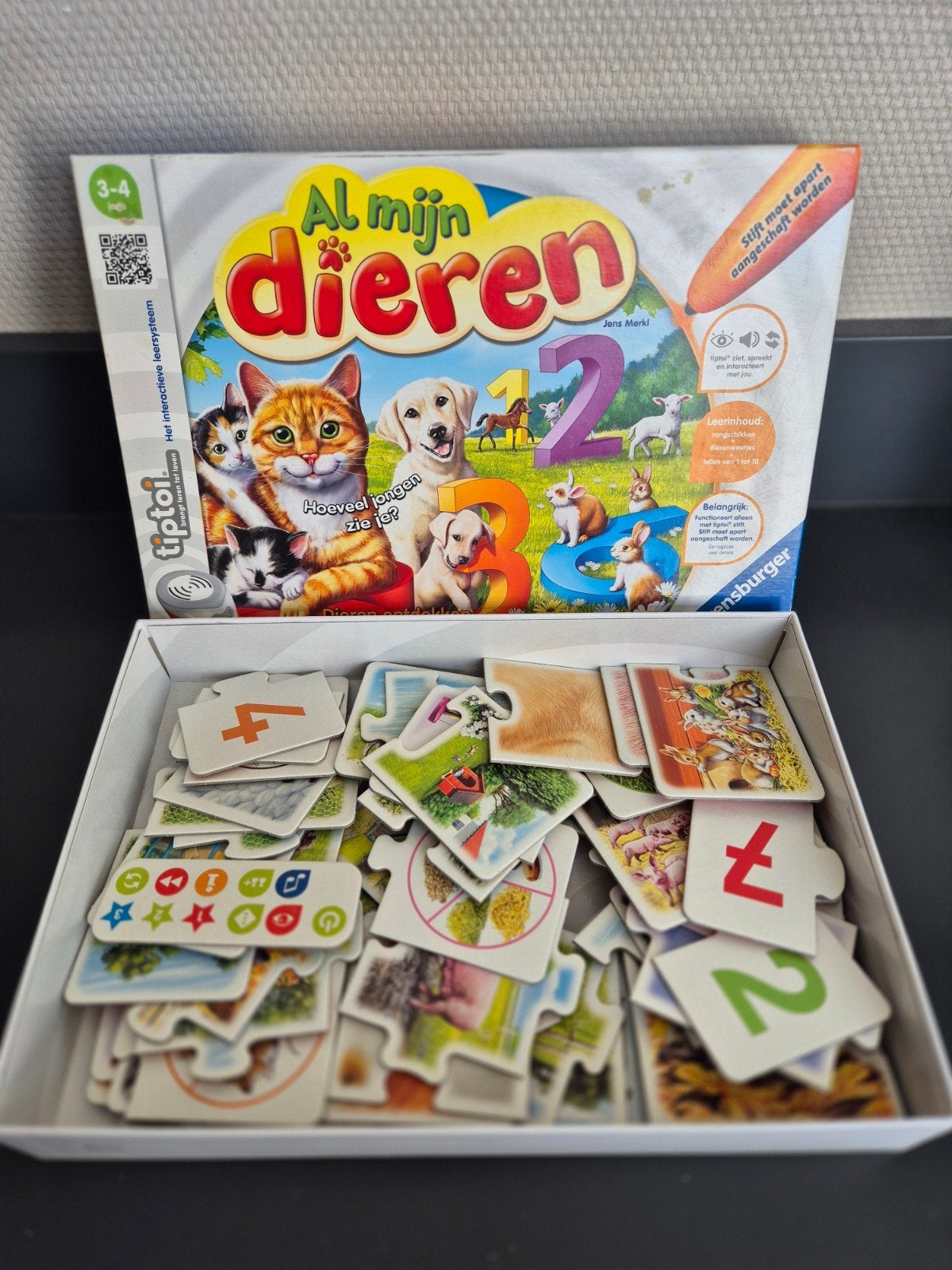 Tiptoi Al mijn dieren - Interactief leersysteem Ravensburger, Ophalen of Verzenden, Gebruikt, Overige typen, Met geluid