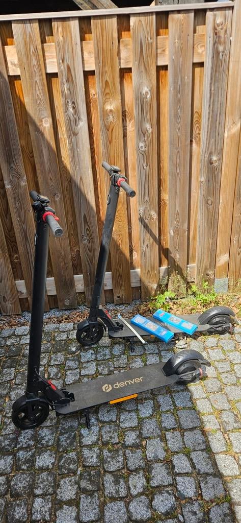 2x Denver elektrische step 2 stuks in 1 koop, Fietsen en Brommers, Steps, Gebruikt, Elektrische step (E-scooter), Ophalen of Verzenden