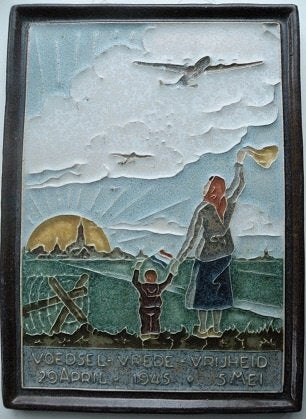 cloisonne tegel, Ophalen of Verzenden