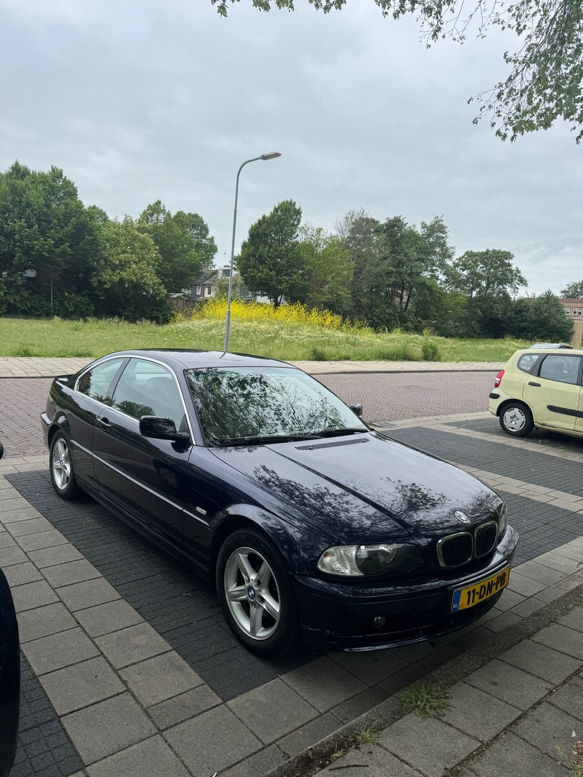 BMW 3-Serie 2.0 CI 320 Coupe AUT 1999 Blauw, Auto's, Automaat, Achterwielaandrijving, Beige, Blauw