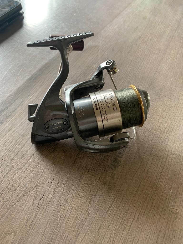 Shimano Twinpower 5000F Made in Japan, Watersport en Boten, Ophalen of Verzenden, Gebruikt, Molen